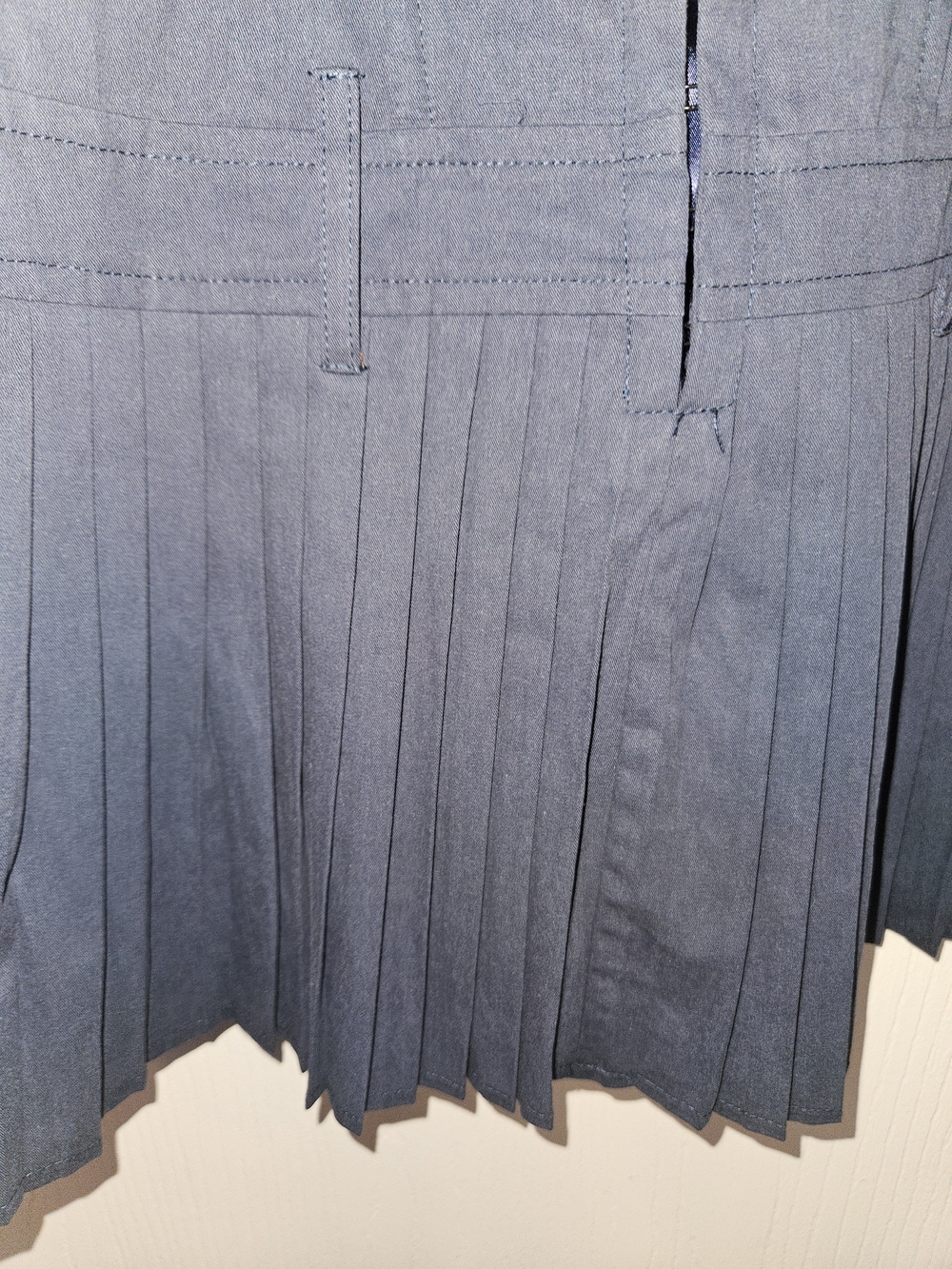 Lioness Navy Hook Eye Corset Pleated Mini Dress - Picture 4 of 8